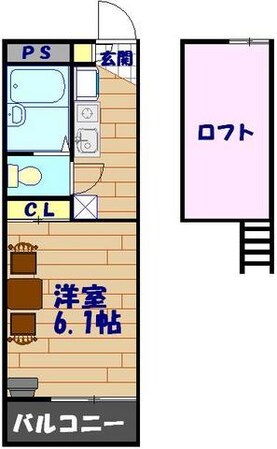 レオパレスパレスフィオーレIIIの物件間取画像